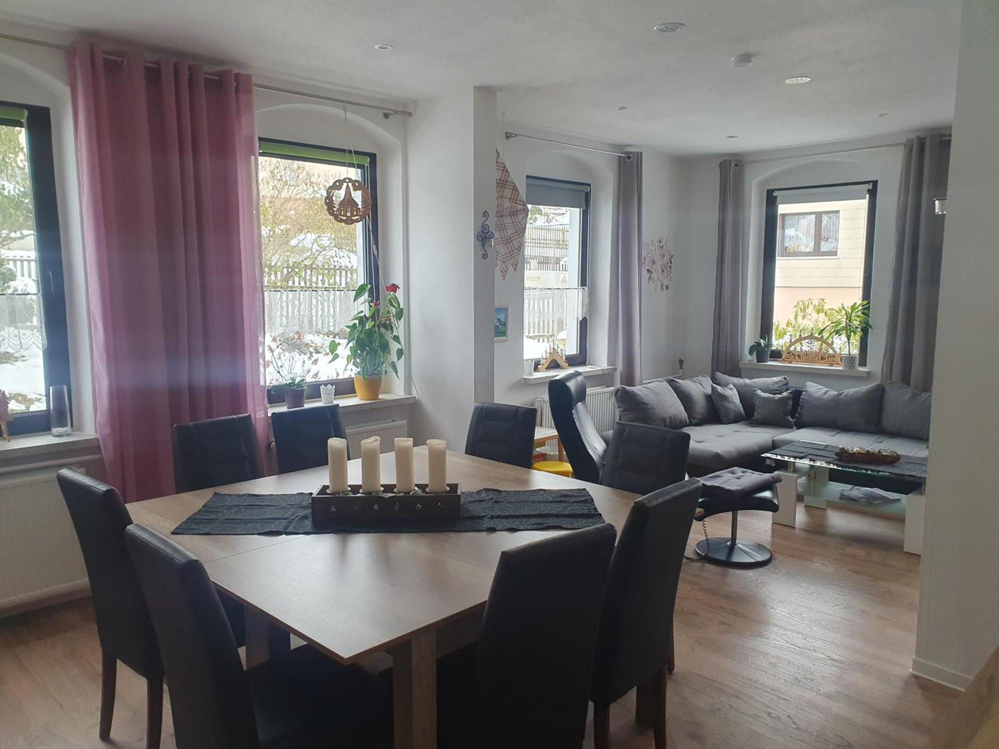 Familienfreundliche Ferienwohnung Erzgebirge Шнеберґ Екстер'єр фото